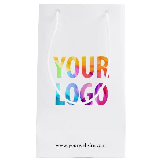 Werbegeschenk für Firmenlogo Kleine Geschenktüte (Vorderseite)
