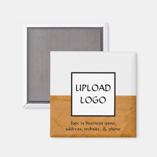 Werbegeschenk für Firmenlogo Magnet (Vorderseite/Rückseite)