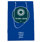 Werbegeschenk für Firmenlogo Mittlere Geschenktüte (Vorderseite)