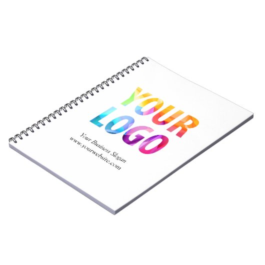 Werbegeschenk für Firmenlogo Notizblock (Linke Seite)