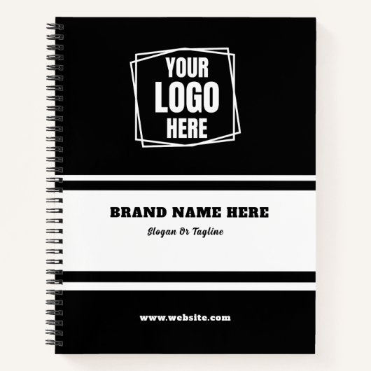 Werbegeschenk für Firmenlogo Notizblock (Vorderseite)