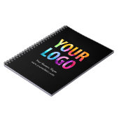 Werbegeschenk für Firmenlogo Notizblock (Linke Seite)