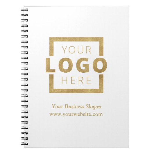 Werbegeschenk für Firmenlogo Notizblock (Vorderseite)