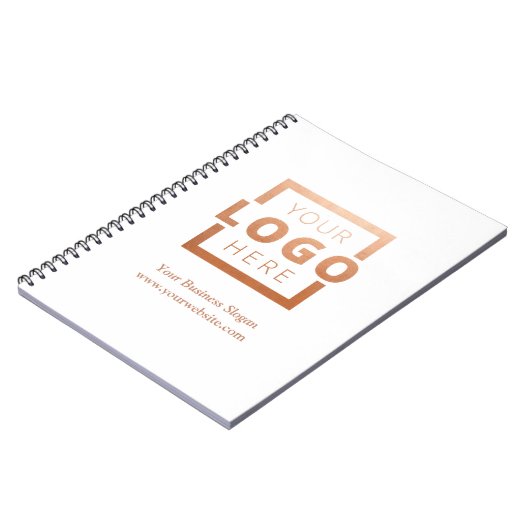 Werbegeschenk für Firmenlogo Notizblock (Linke Seite)