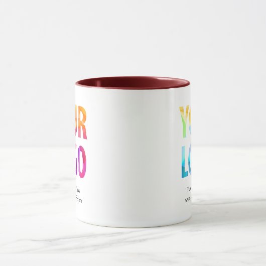 Werbegeschenk für Firmenlogo Tasse (Zentrum)