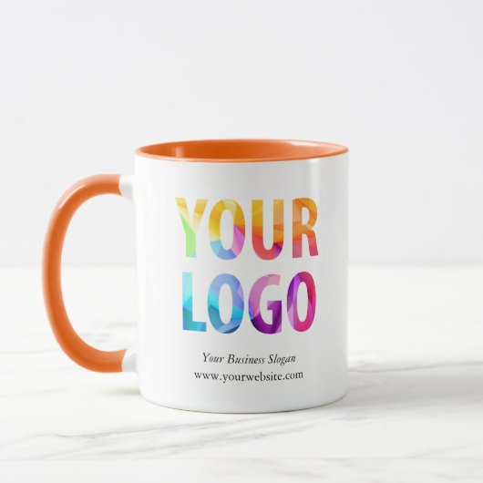 Werbegeschenk für Firmenlogo Tasse (Links)