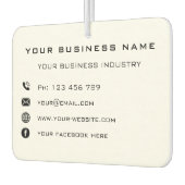 Werbegeschenk für Fluggesellschaften Autolufterfrischer (Links)