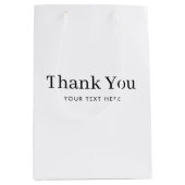 Werbegeschenk für kundenspezifische Unternehmen Mittlere Geschenktüte (Vorderseite)