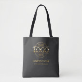 Werbegeschenk für moderne Graue Unternehmen Tasche (Vorderseite)