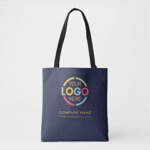 Werbegeschenk für Navy Blue Business Company-Logo Tasche