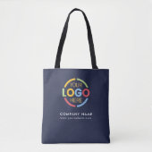 Werbegeschenk für Navy Blue Business Company-Logo Tasche (Vorderseite)