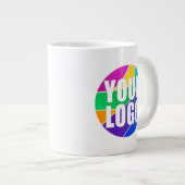 Werbegeschenk für Unternehmen Jumbo-Tasse (Vorderseite Rechts)