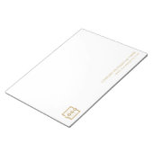 Werbegeschenk für Unternehmen mit benutzerdefinier Notizblock (angewinkelt)