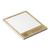 Werbegeschenk für Unternehmen mit benutzerdefinier Notizblock (angewinkelt)