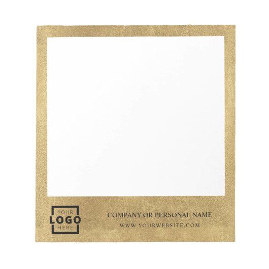 Werbegeschenk für Unternehmen mit benutzerdefinier Notizblock (Vorderseite)