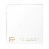 Werbegeschenk für Unternehmen mit benutzerdefinier Notizblock (Vorderseite)