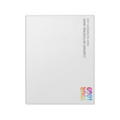 Werbegeschenk für Unternehmen mit benutzerdefinier Notizblock (Rotiert)