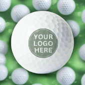 Werbegeschenk-Logo für Unternehmen mit Markenbezei Golfball