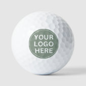 Werbegeschenk-Logo für Unternehmen mit Markenbezei Golfball (Vorderseite)