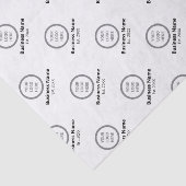 Werbegeschenk mit eigenem Logo Seidenpapier (Ausschnitt)