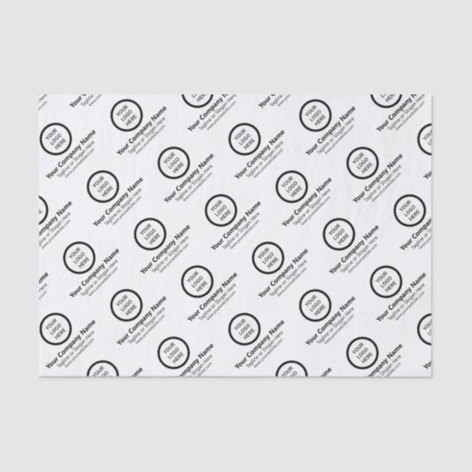 Werbegeschenk mit eigenem Logo Seidenpapier (Vorderseite)