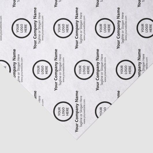 Werbegeschenk mit eigenem Logo Seidenpapier (Ausschnitt)