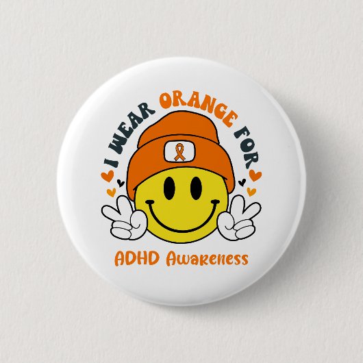 Werbegeschenke für ADHD-Werbeband Button (Vorderseite)