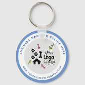 Werbegeschenke für Haustiere - Hundegeschäft Schlüsselanhänger (Vorderseite)