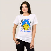 Werbegeschenke für Prostatakrebs Tri-Blend Shirt (Vorderseite voll)