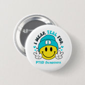 Werbegeschenke für PTSD-Werbeprogramme Button (Vorne & Hinten)