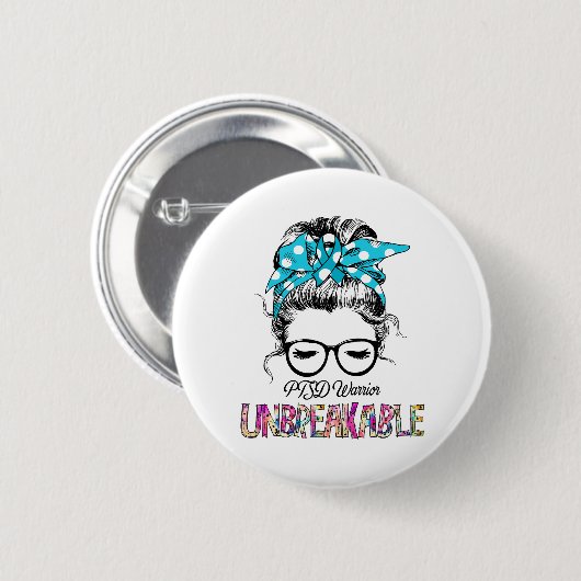 Werbegeschenke für PTSD-Werbeprogramme Button (Vorne & Hinten)