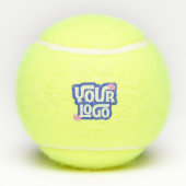 Werbegeschenke Geschäft Logo Tennisbälle (Rückseite)
