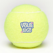 Werbegeschenke Geschäft Logo Tennisbälle (Vorderseite)
