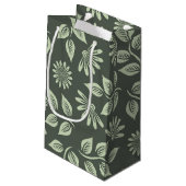 Werbegeschenktafeln für Unternehmen mit String-Han Kleine Geschenktüte (Rückseite Schrägansicht)