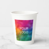 Werbegeschmackvolle Corporate Event einfach sauber Pappbecher (Vorderseite)