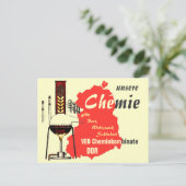 Werbegestaltung DDR Chemie Postkarte (Stehend Vorderseite)