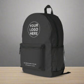Werbegestaltung Firmenlogo l Branding Text grau Bedruckter Rucksack
