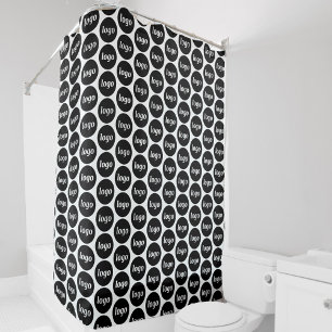 Werbegestaltung für einfache Logos Duschvorhang