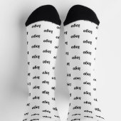 Werbegestaltung für einfache Logos Socken (Oben)
