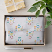 Werbegestaltung für kundenspezifische Firmenlogos Seidenpapier (Geschenk)