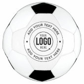 ⚽ Werbegestänge für Personalisierte Logos und Text Fußball (Vorderseite)