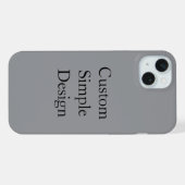 Werbeindividuelle einfache iPhone-Hülle iPhone Hülle (Rückseite (Horizontal))