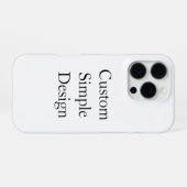 Werbeindividuelle einfache iPhone-Hülle  iPhone Hülle (Rückseite (Horizontal))