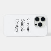 Werbeindividuelle einfache iPhone-Hülle iPhone Hülle (Rückseite (Horizontal))