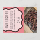 Werbekarte für Bohemische Kaktus - Erfolg Postkarte (Rückseite)