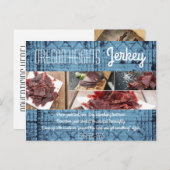 Werbekarte für Unternehmen Rustikale Zinn-Tafel Ce Postkarte (Vorne/Hinten)