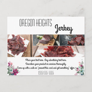 Werbekarte für Unternehmen - Tropische Blume Postkarte