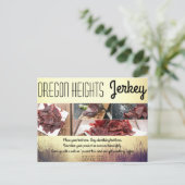 Werbekarte Sonnenaufgang - Weg zur Geschäftswerbun Postkarte (Stehend Vorderseite)