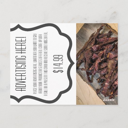 Werbekarte Sonnenaufgang - Weg zur Geschäftswerbun Postkarte (Rückseite)