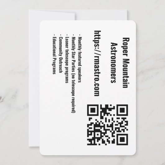 Werbekarten Elefanten Trunk Nebel Dankeskarte (Rückseite)